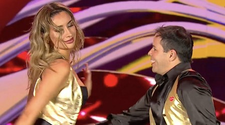 Lo dejaron todo en la pista: Así fue la presentación de baile de Agustín "Pastelito" Maluenda y Camila Andrade