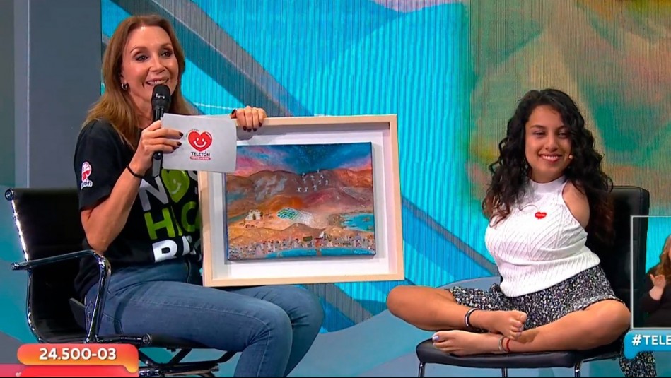 'La Teletón fue un refugio': Artista Catalina Aguad conmovió con su historia en jornada solidaria