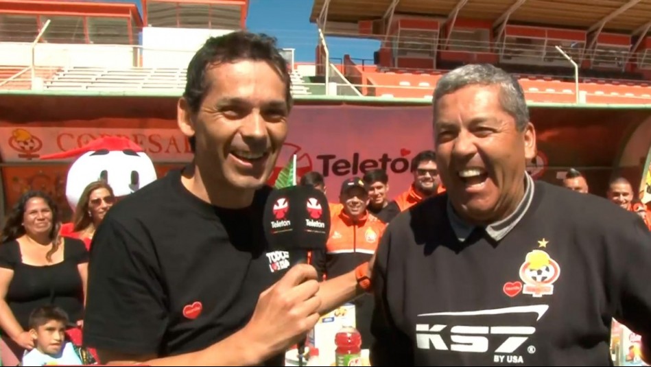 '¿Cómo le digo, entrenador o papá?': Gustavo Huerta entrevistó a su padre por primera vez en la Teletón 2023