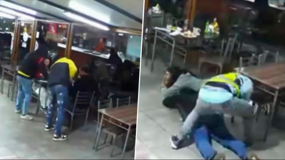 Minutos de terror: Delincuentes asaltan a clientes y trabajadores de local de comida en Calera de Tango