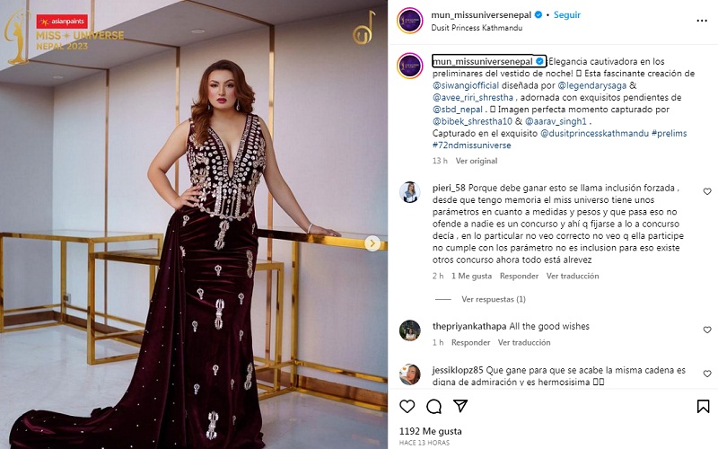 Así ovacionaron a la candidata del Miss Universo Desfile en traje de