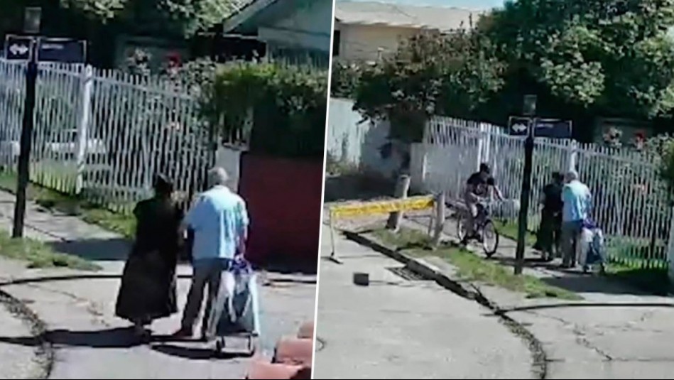 Violento asalto de bicichorro a pareja de adultos de 86 y 90 años en La Florida: Les robaron $16 mil