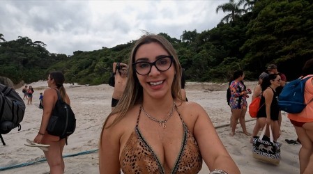 ¡Hasta hubo C-H-I!: Dani Urrizola tomó un tour solo con chilenos en Isla Campeche en Viajando Ando