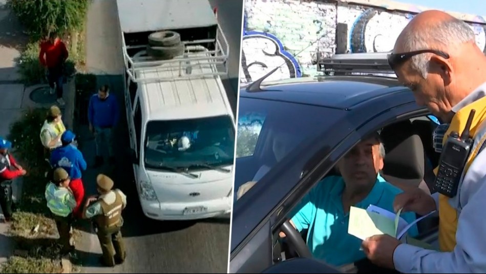 Trabajadores sin carnet y un colectivo sin cartel: Intensa fiscalización vehicular en La Pintana