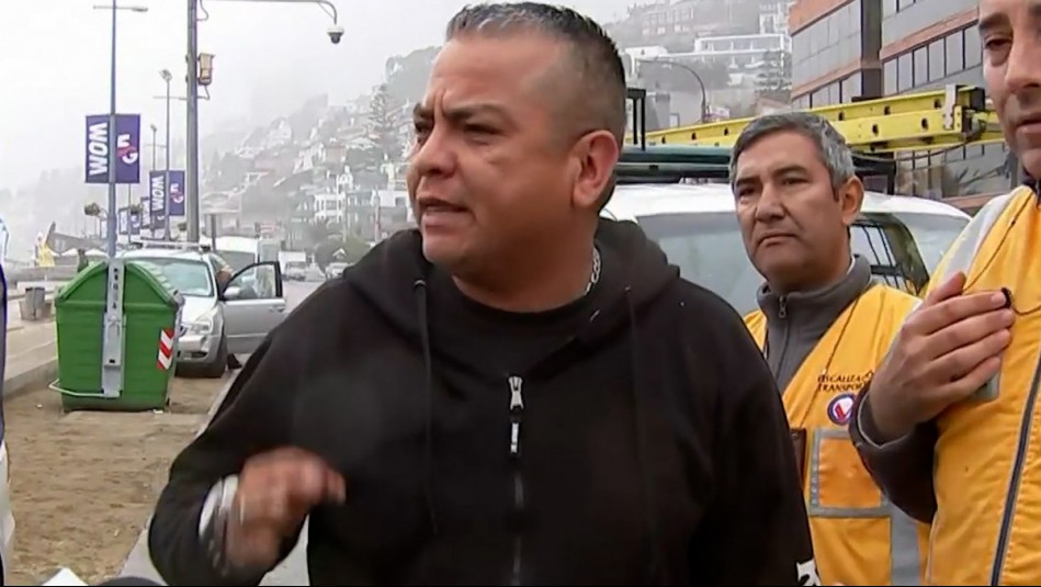 'Nosotros movemos Chile': Conductor de aplicación entrega descargo en vivo tras ser infraccionado en Reñaca