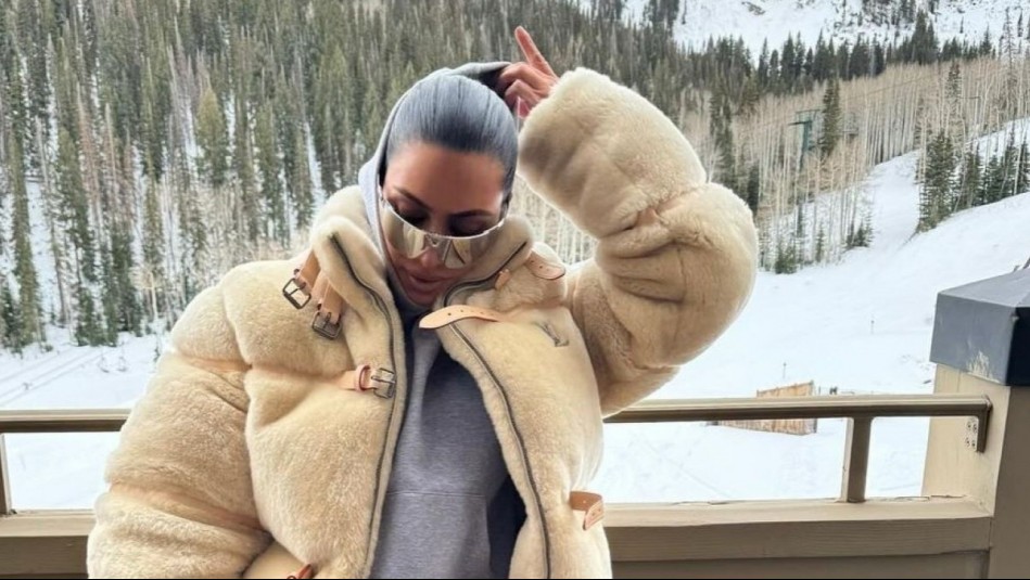 La hija de Kim Kardashian hereda los gustos de su madre: Así luce con un increíble vestido invernal