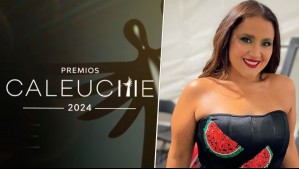 "Primera alfombra roja": Pamela Leiva deslumbró con su particular vestido en los premios Caleuche 2024