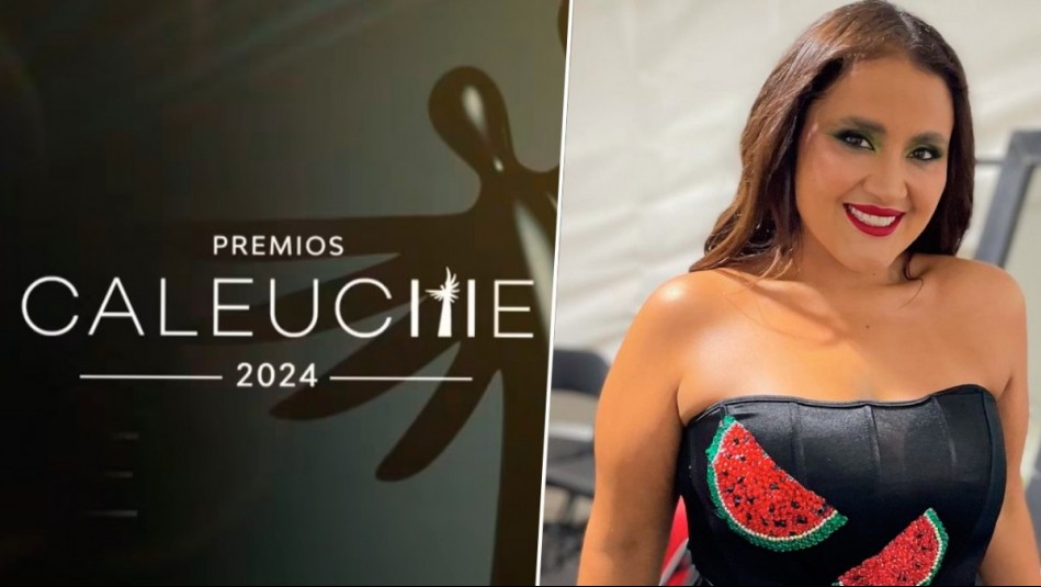 'Primera alfombra roja': Pamela Leiva deslumbró con su particular vestido en los premios Caleuche 2024