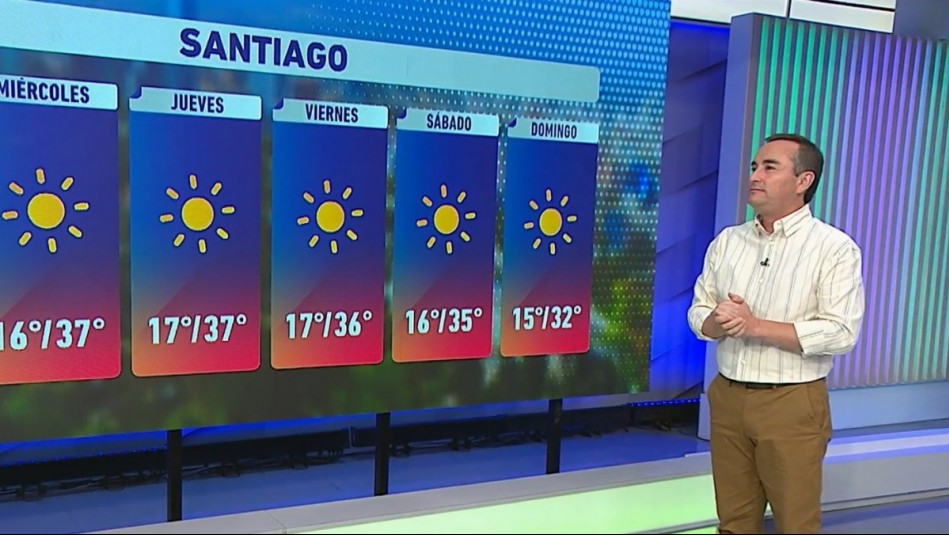 ¡Noches con más de 22 grados! Anuncian ola de calor nocturna en Santiago