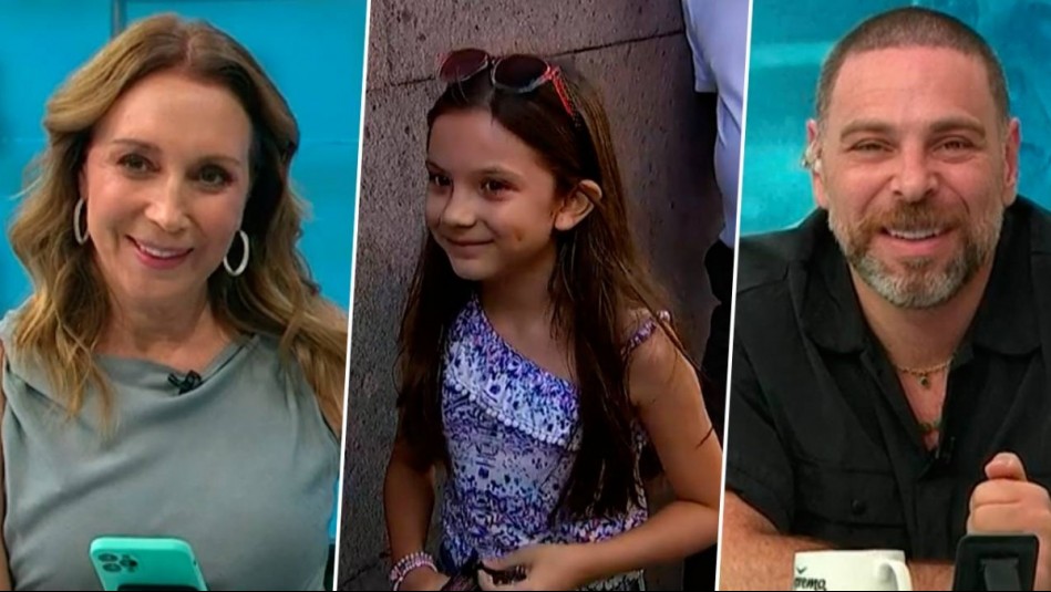 Niña de 9 años sorprendió a Neme y Karen con sus opiniones en las afueras del ex Congreso Nacional