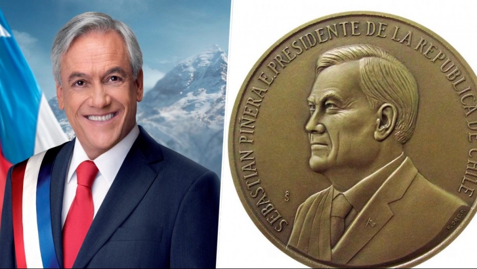 Medalla de bronce de Sebastián Piñera: Así puedes comprar esta pieza única del exmandatario