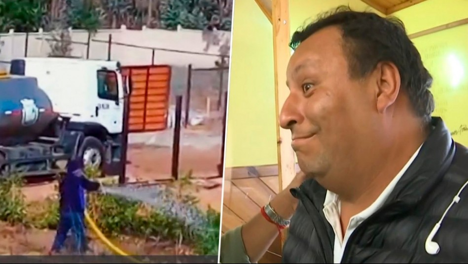 'Necesitaba agua': La respuesta de funcionario municipal de El Tabo por uso de camión aljibe para regar patio