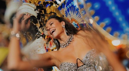 "Hoy soy una mujer jaguar": Actriz brasileña sorprendió con extravagante traje en el Carnaval de Río 2024