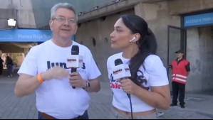 ¡Todos querían fotos con él! Jaime Leyton arrasa en la previa digital de Juntos Chile se levanta