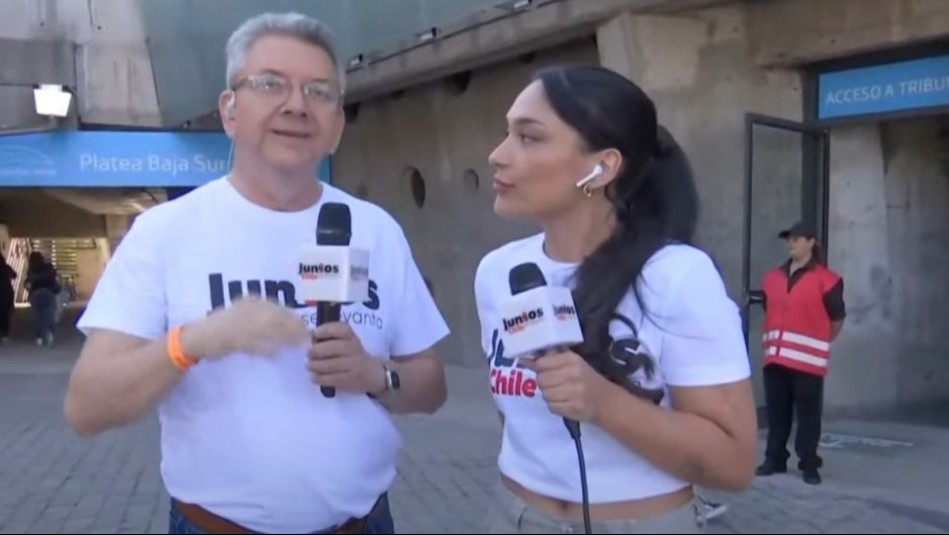 ¡Todos querían fotos con él! Jaime Leyton arrasa en la previa digital de Juntos Chile se levanta