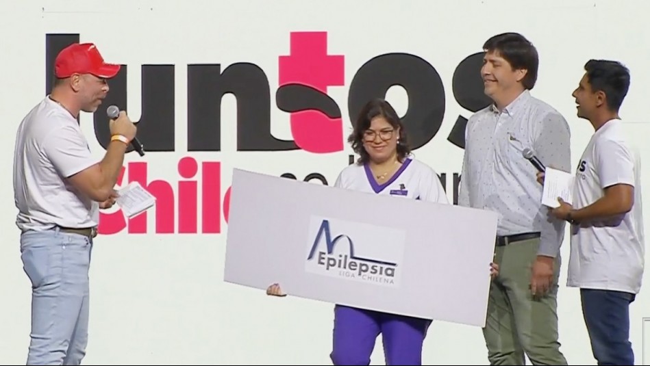 Esta fue la primera gran donación del evento benéfico Juntos Chile se levanta