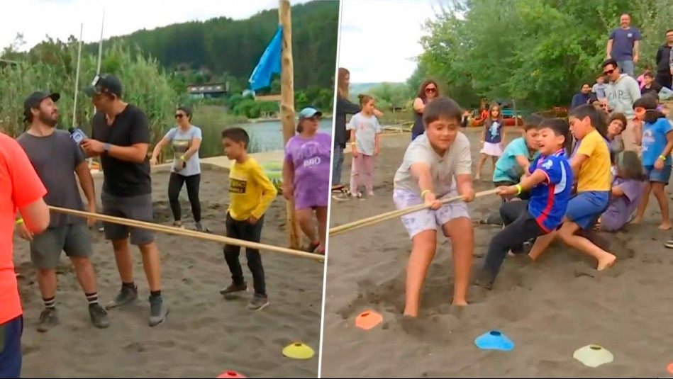 'Es como ser niño nuevamente': Gonzalo Ramírez presenció olimpiada de juegos típicos en Vichuquén