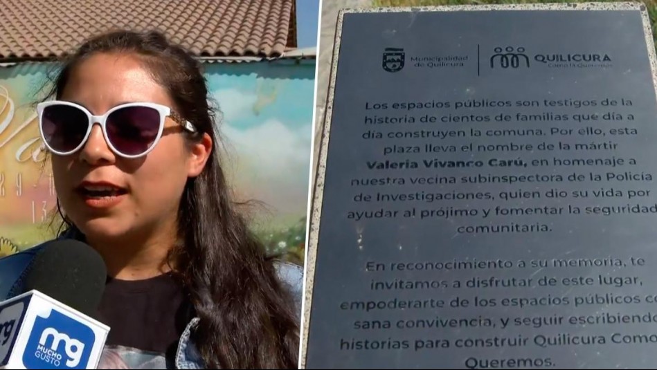 'Dio su vida por ayudar al prójimo': Hermanos de Valeria Vivanco muestran homenaje en plaza con su nombre