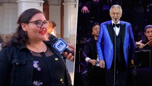 "Fue mágico": Cantante lírica revela su experiencia como parte del coro de Andrea Bocelli en Festival de Viña