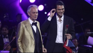 "Calentísimo": Las palabras de Matteo Bocelli para agradecer al público tras su presentación en el Festival