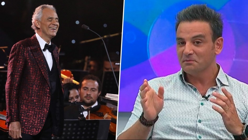 'Le cambió la cara': Gonzalo Ramírez relata historia familiar tras show de Andrea Bocelli en Festival de Viña