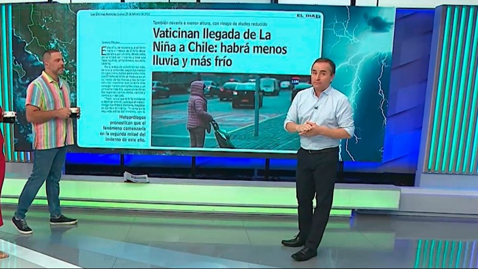 'Pasaríamos de lo más lluvioso a algo más seco y frío': Alejandro Sepúlveda adelanta la llegada de 'La Niña'