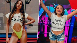 "Las garotas de Puente Alto y Rio": Pamela Leiva fue a ver a Anitta al Festival y realizó divertido tributo