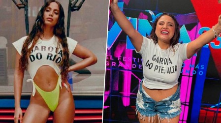 "Las garotas de Puente Alto y Rio": Pamela Leiva fue a ver a Anitta al Festival y realizó divertido tributo