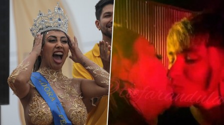 Se besó con exchico reality: Naya Fácil protagonizó encendida fiesta tras jornada final del Festival de Viña