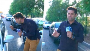 ¿Para no pagar el tag?: Conductor es fiscalizado por usar luces destellantes