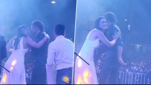 Revelan video que muestra a vocalista de Glup! intentando besar a Melina Noto en Fiesta de la Vendimia