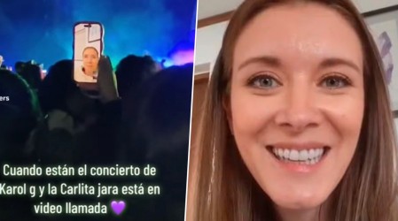 "¡Estoy en llamas!": Carla Jara explota tras recibir especial mensaje de Karol G