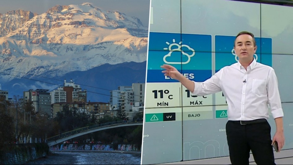 Frío y probabilidad de nieve en Santiago: Alejandro Sepúlveda entregó pronóstico para los próximos días