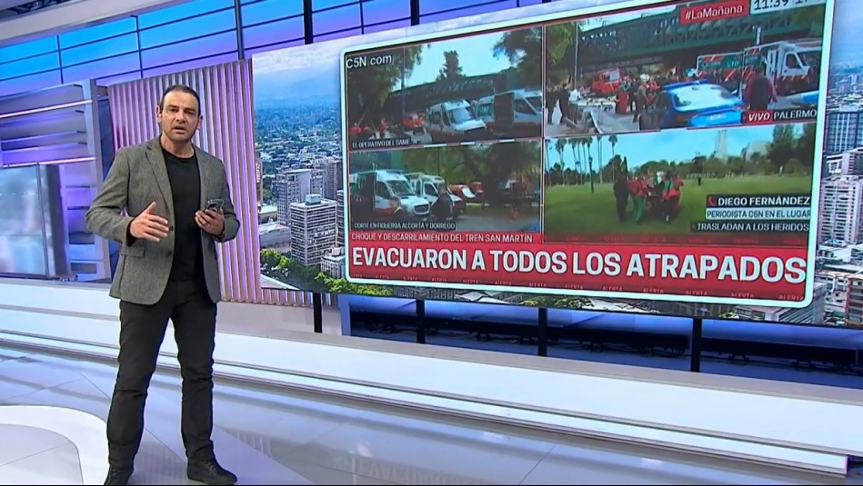 Impactante choque de dos trenes en Buenos Aires deja más de 60 heridos