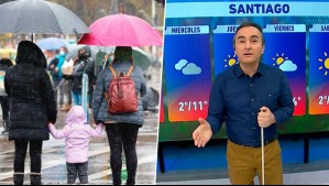 ¿A sacar los paraguas?: Alejandro Sepúlveda reveló si este miércoles regresará la lluvia a Santiago