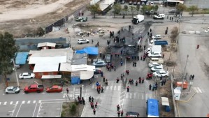 Protesta en Puente Alto bloqueó salida de buses de la Red de Transporte Metropolitano