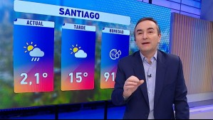 Tras ola de frío: Región Metropolitana vivirá cuatro días de lluvia durante la próxima semana