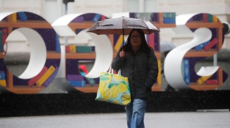 Estos son los cuatro días en los que se espera lluvia en la Región Metropolitana