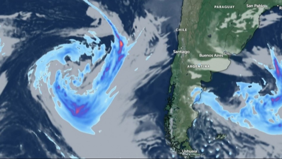 ¿Cuando llegará el ciclón subtropical a Chile y qué regiones se verán afectadas?