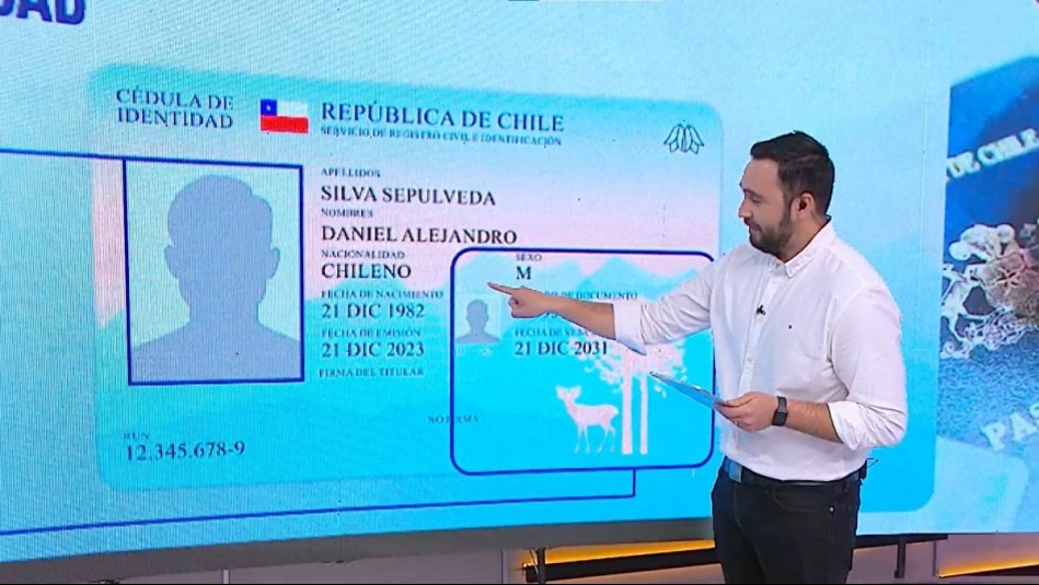 Con imagen en movimiento y sistema braille: Daniel Silva explica cómo será el nuevo carnet de identidad