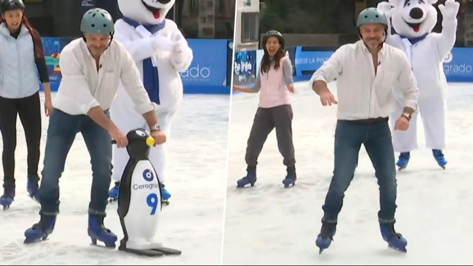 'Nunca en mi vida lo he hecho': Así fue la divertida primera vez de Neme patinando sobre hielo