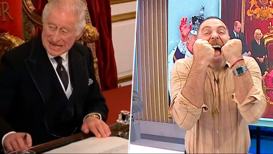 'Es como el meme': La hilarante imitación de José Antonio Neme a enojo de rey Carlos III