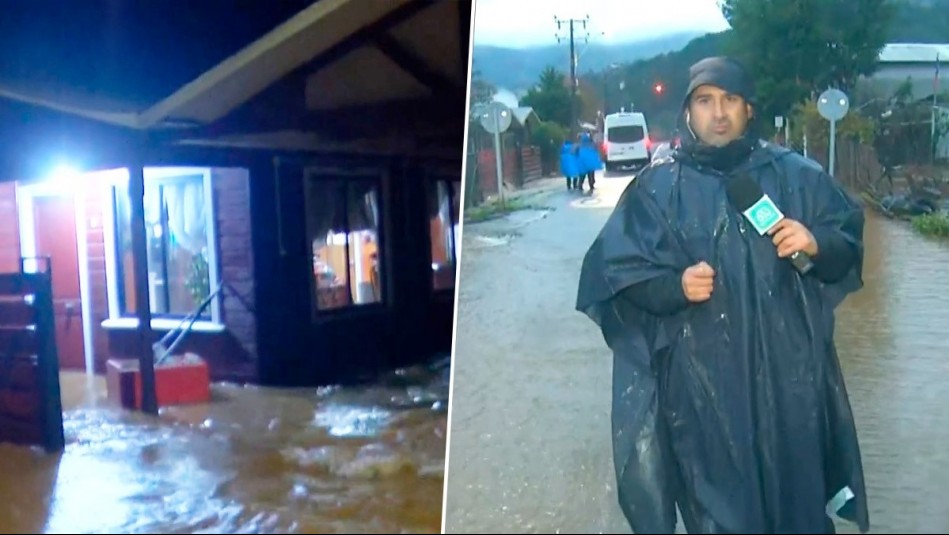 'El agua llegaba a más de un metro': Más de 400 casas inundadas tras desborde de río Pichilo en Arauco