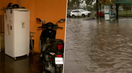 Vecinos sufren ingreso de agua a sus casas tras anegamiento de calles en Lo Espejo