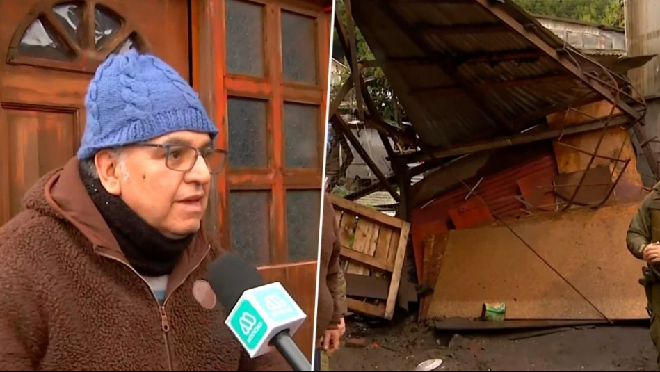 'Fue peor que el terremoto': Familias sufren y los daños que provocó paso de tornado en Penco