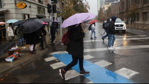 Vuelve la lluvia a Santiago: ¿Cuándo comienza y cuántos milímetros caerán con nuevo sistema frontal?