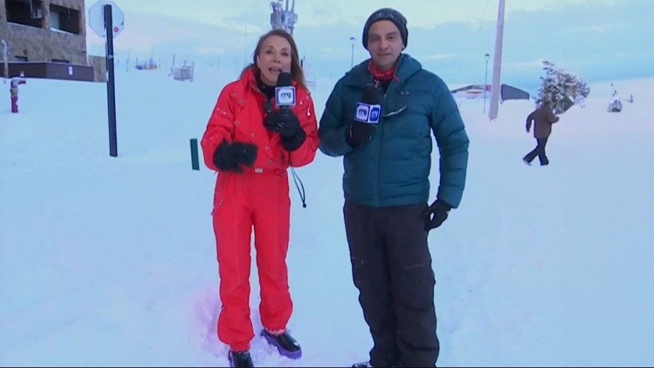 Una mañana en la nieve: Karen Doggenweiler y Gonzalo Ramírez recorrieron El Colorado con MG