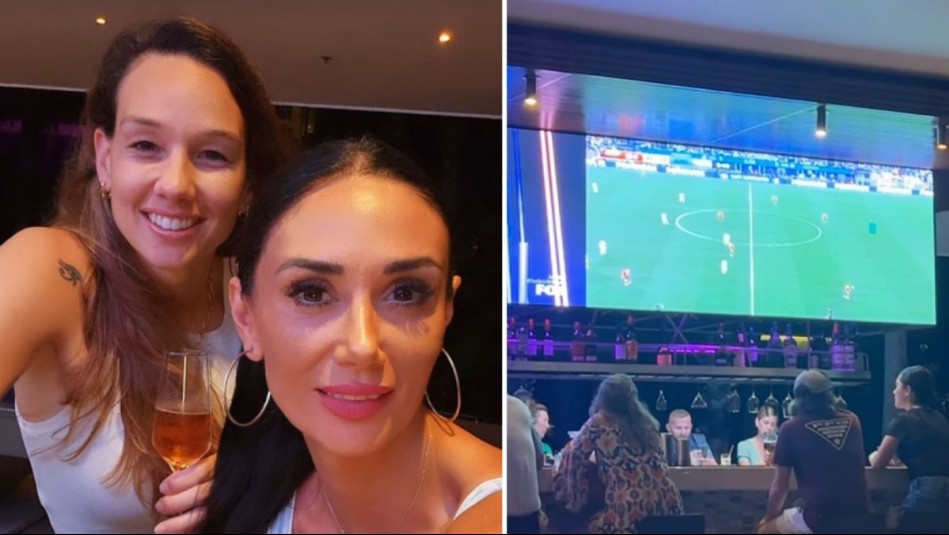 'Con la número uno': Así fue el jugado encuentro de Pamela Díaz y Tiane Endler en Cancún para apoyar a la Roja