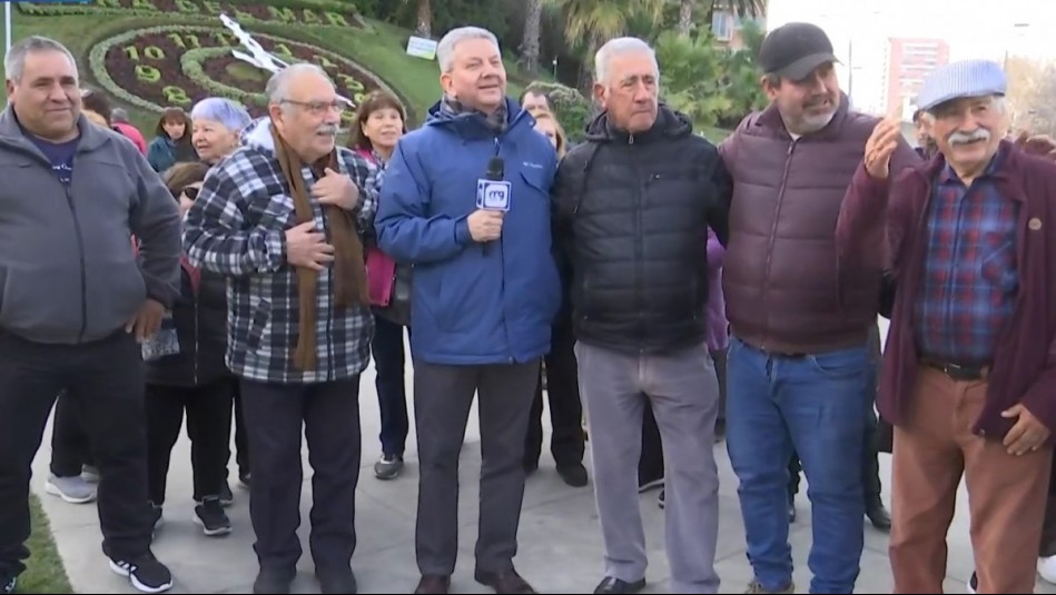 MG revolucionó Viña del Mar con los 'igualitos a don Jaime Leyton': 'Dobles' hasta bailaron con el meteorólogo