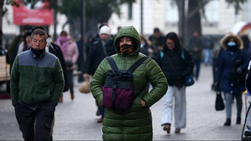 ¡A prepararse! Anticipan que este miércoles tendremos 'la tarde más fría de julio' en Santiago